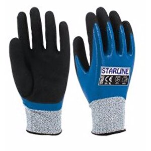 Kesilmez Eldiven E-135625 Nitril Köpük Starline 4x43c 10 Numara