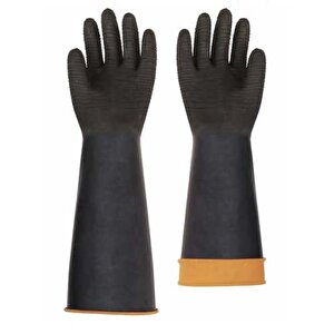 Kauçuk Eldiven Hava Ve Sıvı Geçirmeyen Yağlı Ortam Eldiveni Starline H2-45 No 11
