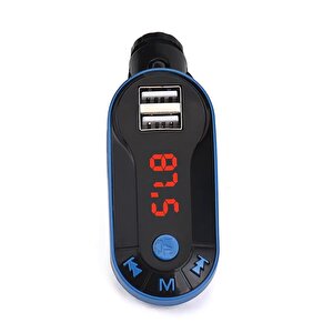 Hello Usb-sd-bluetooth-mp3 Destekli 12-24 Volt Ekranlı Hafızasız Fm Transmitter Hl-19682