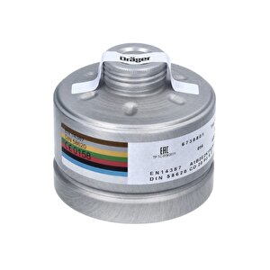 X-plore® 6300 Tam Yüz Gaz Maskesi + A1b2e2k1 Hg Co No P3 Filtre