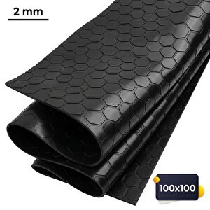 100x100 Cm İzole Halı 2 Mm 1 Kv Elektrik Yalıtkan Paspas İş Güvenliği Pano Önü Halısı 100cm