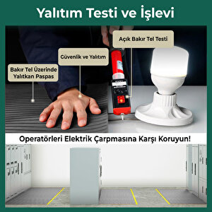 100x100 Cm İzole Halı 2 Mm 1 Kv Elektrik Yalıtkan Paspas İş Güvenliği Pano Önü Halısı 100cm