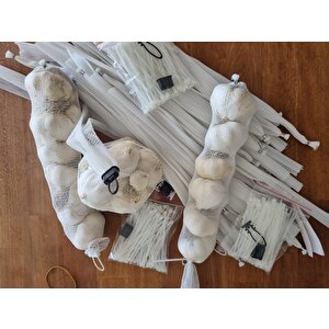 Sarımsak Filesi, 38 Cm, Klipsli, 100 Adet