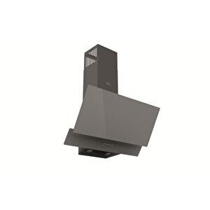 Gl General Gld-054pr Ego 60cm Opal Pure Grey Çift Camlı Ankastre Davlumbaz
