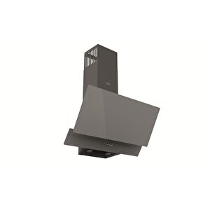 Gl General Gld-054pr Ego 60cm Opal Pure Grey Çift Camlı Ankastre Davlumbaz