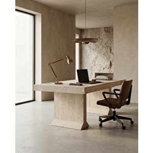 Ofsy-traverten Mermer Yemek, Çalışma, Ofis Masası Masası