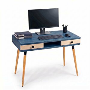 Modest Desk: Masif Çalışma & Laptop Masası 2 Çekmece 1 Bölme - 120x60 Ig-bz