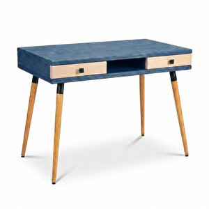 Modest Desk: Masif Çalışma & Laptop Masası 2 Çekmece 1 Bölme - 120x60 Ig-bz