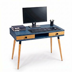 Modest Desk: Masif Çalışma & Laptop Masası 2 Çekmece 1 Bölme - 120x60 Ig-tk