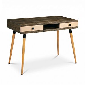 Modest Desk: Masif Çalışma & Laptop Masası 2 Çekmece 1 Bölme - 120x60 Cv-bz
