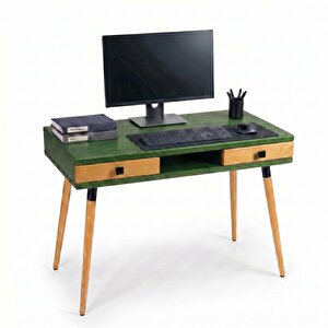 Modest Desk: Masif Çalışma & Laptop Masası 2 Çekmece 1 Bölme - 120x60 Ye-tk
