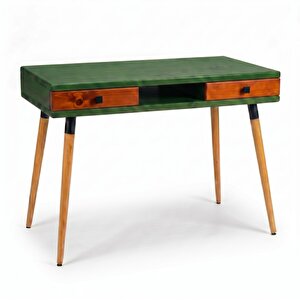 Modest Desk: Masif Çalışma & Laptop Masası 2 Çekmece 1 Bölme - 120x60 Ye-bk