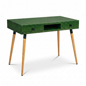 Modest Desk: Masif Çalışma & Laptop Masası 2 Çekmece 1 Bölme - 120x60 Ye