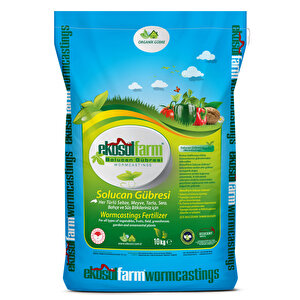Solucan Gübresi 10 Kg (20 LT) Tüm Bitkilerde Kullanıma Uygun %100 Solucan Gübresi