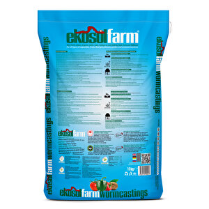 Solucan Gübresi 10 Kg (20 LT) Tüm Bitkilerde Kullanıma Uygun %100 Solucan Gübresi
