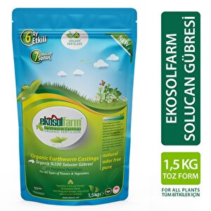 Ekosolfarm Solucan Gübresi̇ 2x1,5 Kg Worm Castings