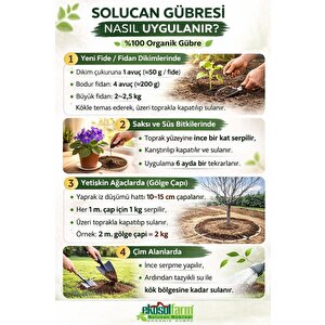 Ekosolfarm Solucan Gübresi̇ 2x1,5 Kg Worm Castings