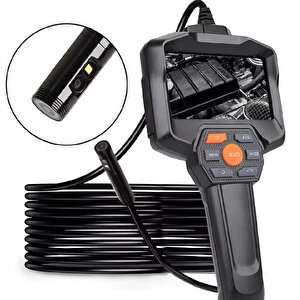 Pm-14282 3 Metre Kablolu 4.3inç Lcd Ekran Şarjlı Endoskop Yılan Kamera