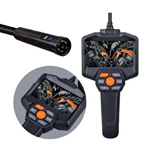 Pm-14282 3 Metre Kablolu 4.3inç Lcd Ekran Şarjlı Endoskop Yılan Kamera