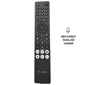 Tcl Lcd Led Tv Kumanda Netflix Tuşlu - Ses Komutlu