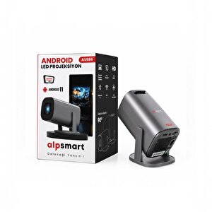 Alpsmart As586 Android 11 Led Projeksiyon Bluetooth/hdmi/usb/wifi