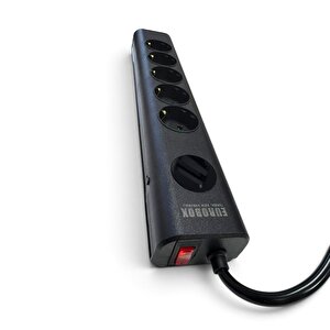 Eurobox Sh-4633 5'li 2metre Kablolu Akım Korumalı Grup Priz