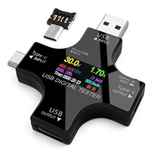Pm-26611 Type-c/usb Voltmetre Ampermetre Test Cihazı
