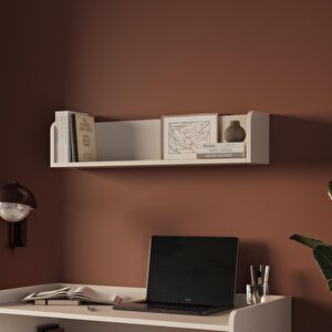X2130 Daffy Duvar Rafı Kumtaşı - 94 Cm Geniş, 24 Cm Derin Ve Yuvarlatılmış Köşeli