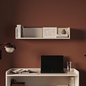 X2130 Daffy Duvar Rafı Kumtaşı - 94 Cm Geniş, 24 Cm Derin Ve Yuvarlatılmış Köşeli