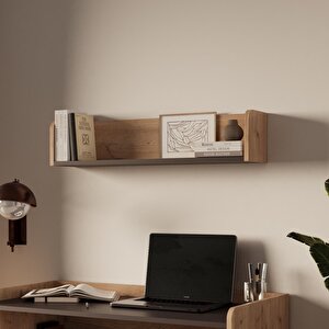X2160 Daffy Duvar Rafı Sepet-antrasit - 94 Cm Geniş, 24 Cm Derin Ve Yuvarlatılmış Köşeli