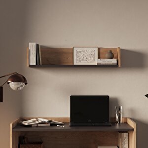 X2160 Daffy Duvar Rafı Sepet-antrasit - 94 Cm Geniş, 24 Cm Derin Ve Yuvarlatılmış Köşeli