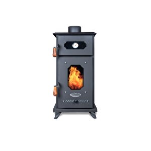 Ember İf-10 Odun Ve Pelet Yakan Fırınlı Mini Şömine Tipi Soba