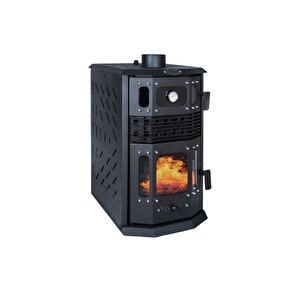 Exclusive İf-01 Fırınlı Odun Ve Pelet Sobası - 3 Camlı Izgara Fanlı