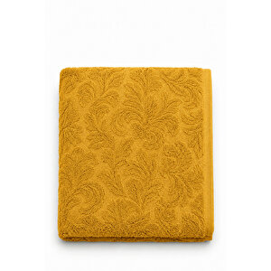 Büyük Banyo Havlusu 90x150 Cm Ivy Collection 650 Gr Hardal