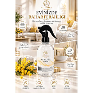 Oda Kokusu Sprey Mimoza Kalıcı Oda Parfümü 500 Ml