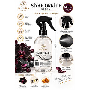 Oda Kokusu Sprey Siyah Orkide Kalıcı Oda Parfümü 500 Ml