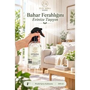 Oda Kokusu Sprey Spring Kalıcı Oda Parfümü 500 Ml