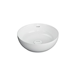 Tauris 32 Cm Tezgah Üstü Lavabo Parlak Beyaz