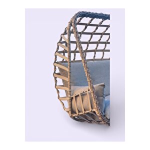 Çift Kişilik Rattan Örgü Salıncak , Hamak