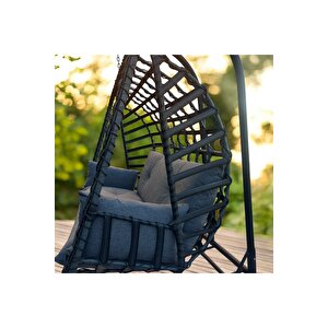 Çift Kişilik Rattan Örgü Salıncak , Hamak