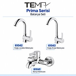Prima Batarya Seti (Banyo, Lavabo, Mutfak)