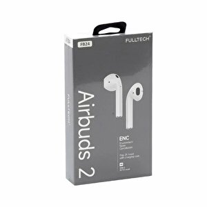 Airbuds 2 Fb24 Bluetooth Kablosuz Kulaklık Enc Gürültü Azaltma 24 Saat Kullanım Type-c Şarj – Beyaz