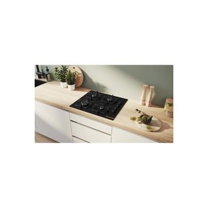 Pop6c7o12o Serie 4 Gazlı Ankastre Ocak Sert Cam Siyah 60 Cm