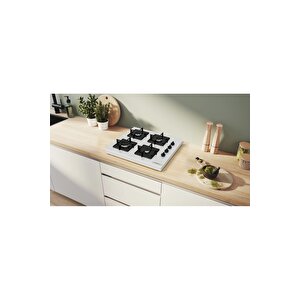 Pop0c2k31o Serie 4 Set Üstü Gazlı Ocak Beyaz 60 Cm