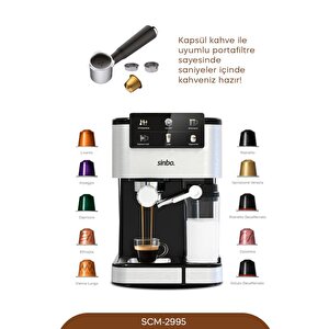 Scm 2995 -kapsül Kahve Aparatlı Espresso Makinesi