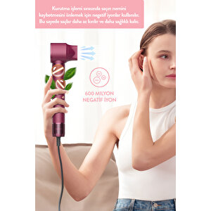 Compact Multi-styler Hava Üfleme 5in1 Saç Şekillendirici Bldc Shd-1729 Kırmızı