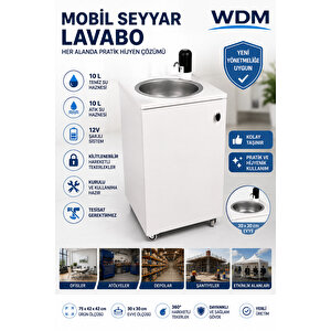 Seyyar Lavabo ( Mobil ) Yeni Yönetmeliğe Uygun Model