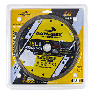 180mm Premium İnce Turbo Pro Elmas Testere (porselen-seramik)