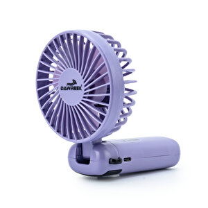 Led Göstergeli El Fanı Mavi̇ (mor)