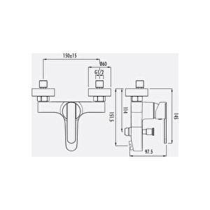 Creavi̇t Vega Banyo Bataryasi + Doppo Si̇ena Tepe Duş Si̇stemi̇ İki̇li̇ Set